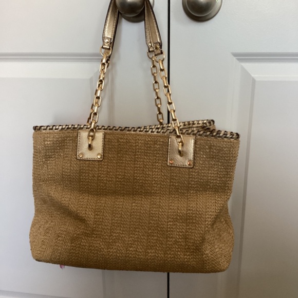 Michael Kors Straw Tote Bag - Picture 2 of 5